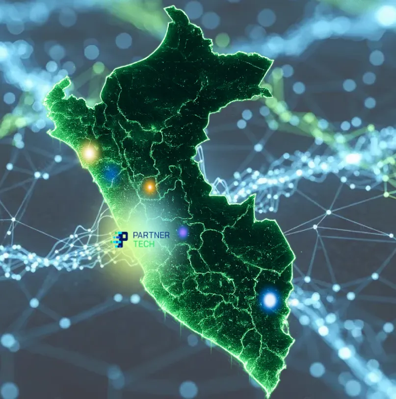Mapa de presencia regional de PartnerTech